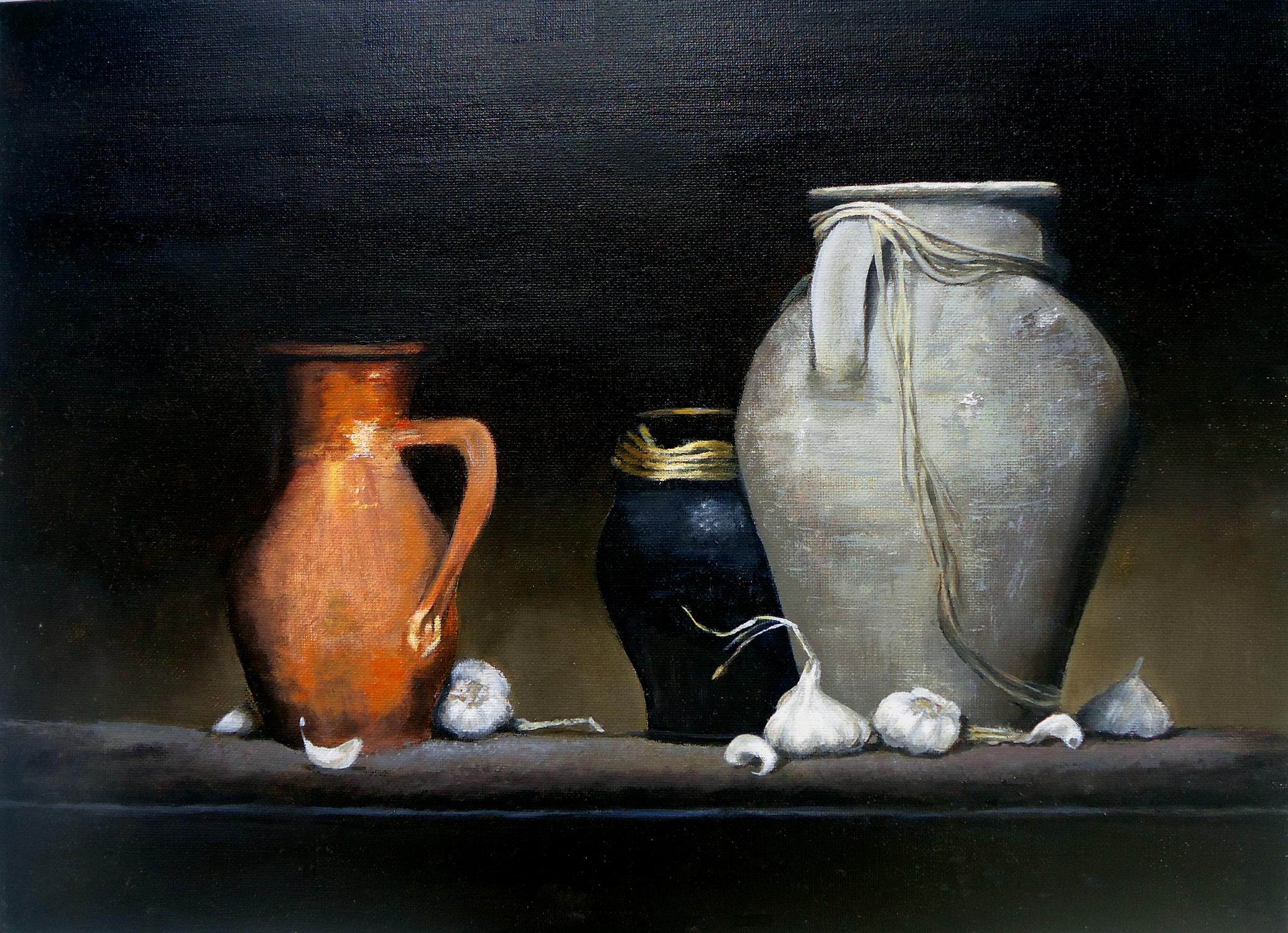 Garlic And Jars