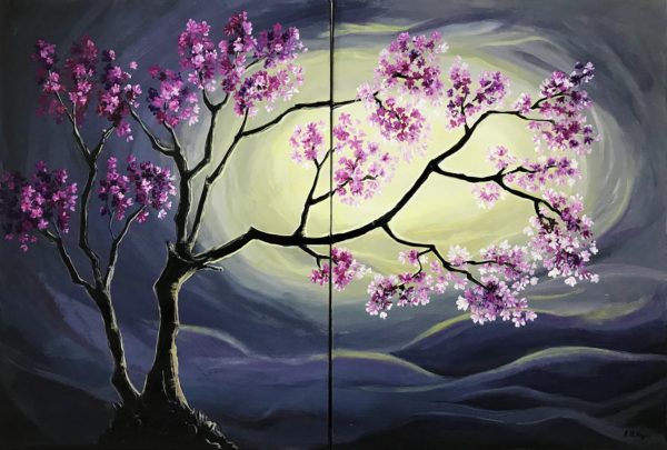 Cherry Blossom 2 (diptych)
